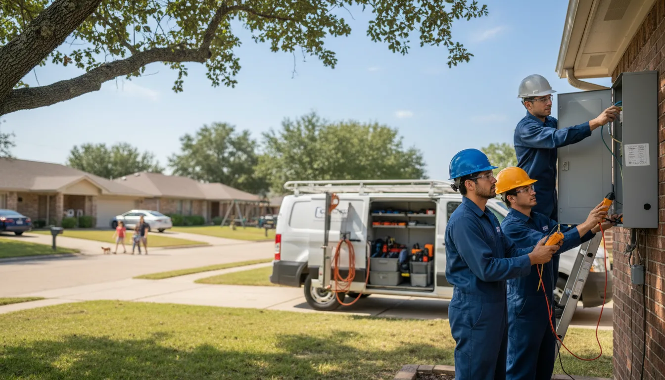 Certified electrician providing emergency electrical services in Mcconnelsville, OH